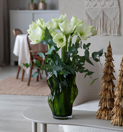 Glassvase Flow grønn Glassvase Flow grønn